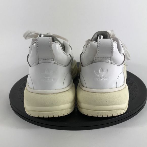 Adidas SuperCourt RX White Patent Leather Athletic Shoes FV0850 Women’s Size 9.5 - Picture 6 of 12